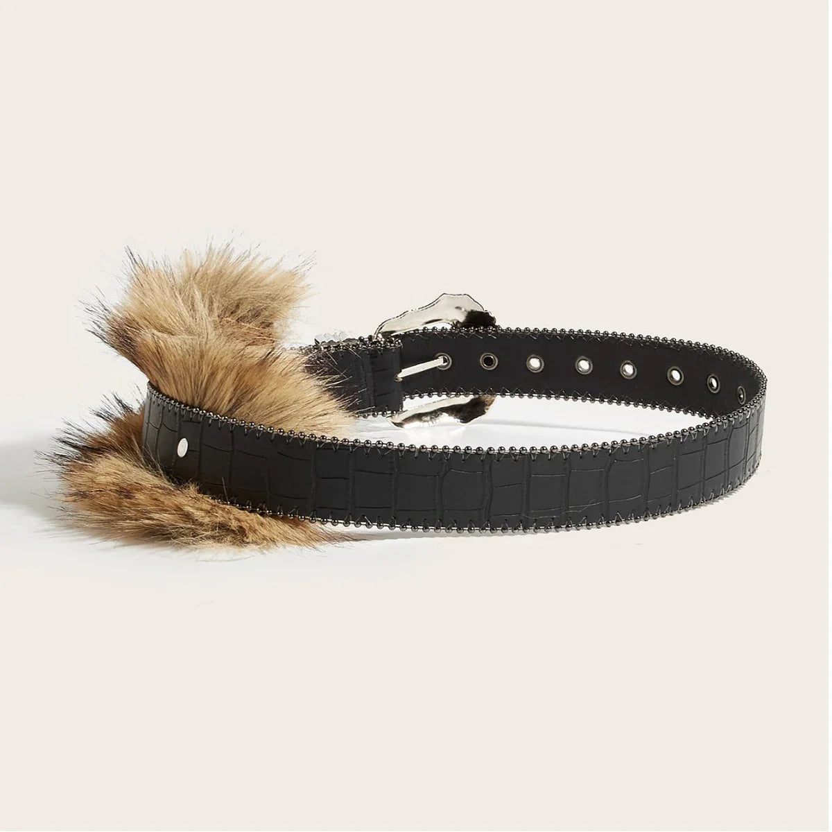 Unisex Jeans Belt — Goth Y2K Designer Punk Accessory, High-Quality Luxury Black Waistband 3.8cm for Men & Women