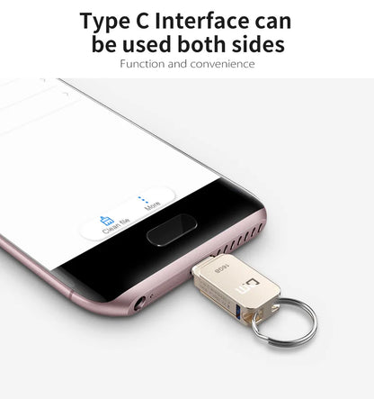 DM PD059 USB-C Type-C OTG Flash Drive – 32GB/64GB Pen Drive for Smartphones & USB 3.0