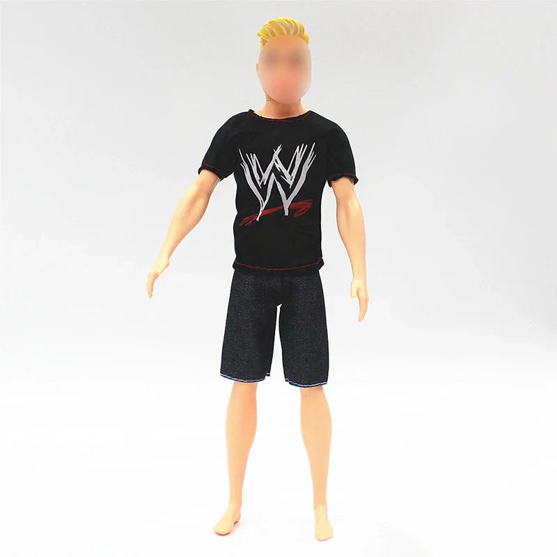 30cm Doll Clothing Set — Men’s Multi-Style Sports Outfit for Boyfriend Dolls