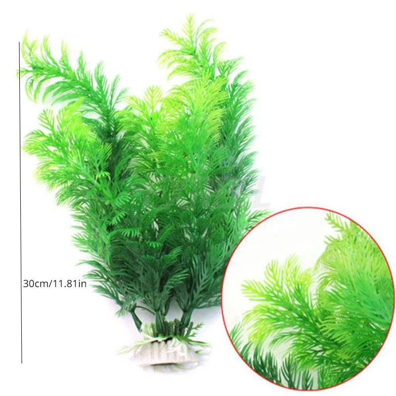 Artificial Aquarium Plants - Simulation Water Weeds Ornament, Aquatic Grass Decoration for Fish Tanks