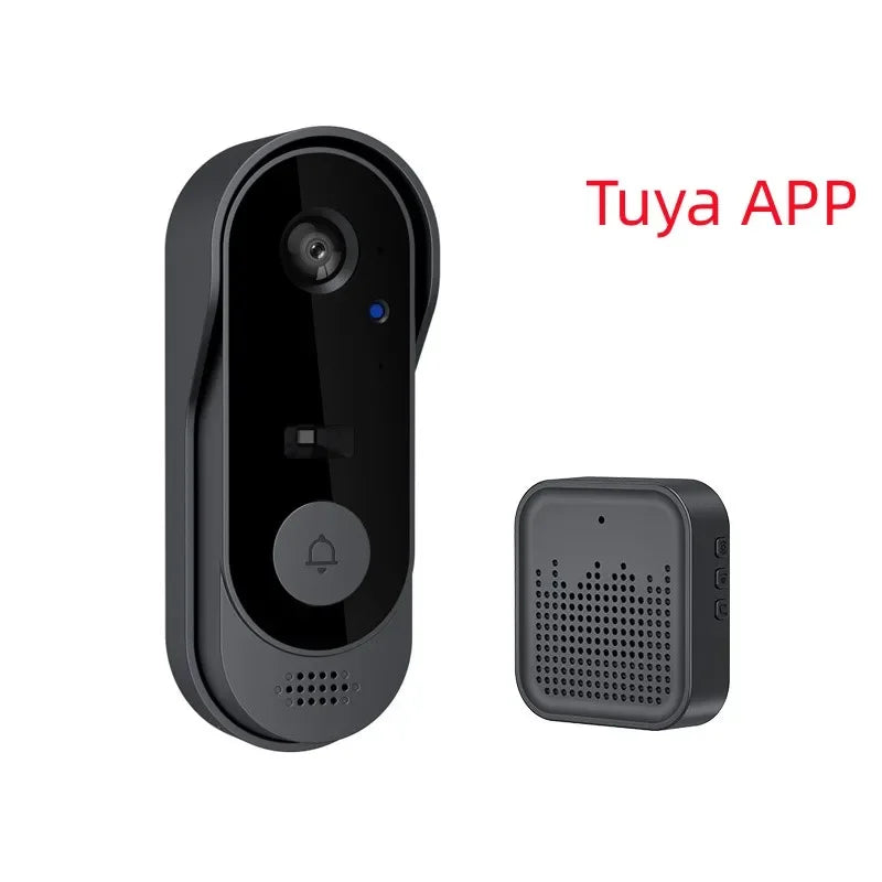 Tuya Smart WiFi Video Doorbell with Camera – Wireless HD Outdoor Security Intercom with Night Vision & Phone Access