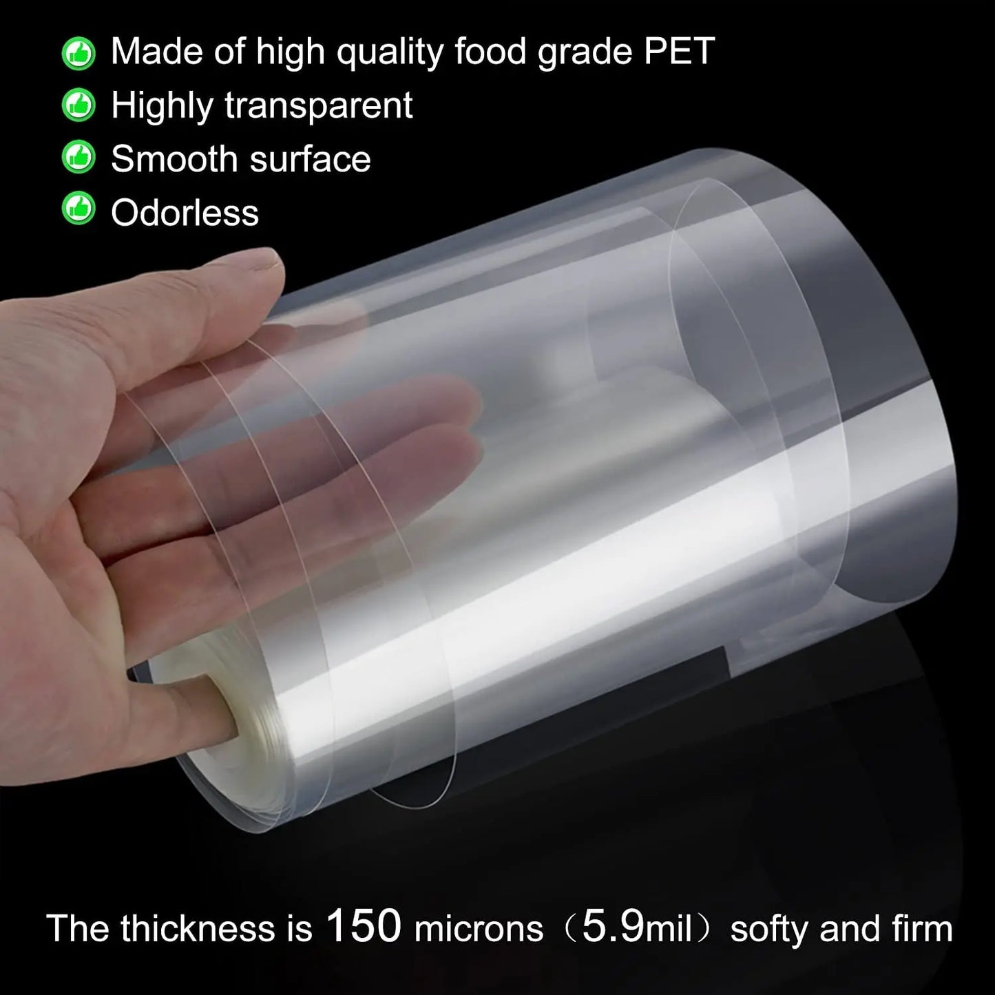 Acetate Film for Bakeware - Transparent Cake Surround Film, DIY Mousse Cake Collar Sheets for Cake Decorating