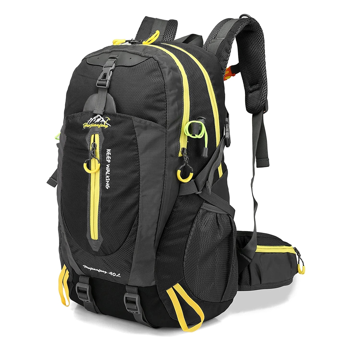 40L Water-Resistant Travel Backpack — Camping, Hiking, Trekking & Climbing Daypack with Laptop Compartment for Men & Women