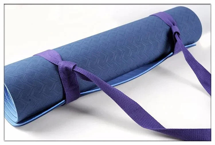 Adjustable Yoga Mat Strap – Shoulder Carrier for Exercise, Fitness & Stretch, 165cm x 3.8cm