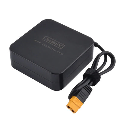 ToolkitRC M7 200W 10A DC Charger/Discharger — ADP100 Adapter for 1-6S LiPo, LiHV & LiFe Lion RC Batteries (EU/US)