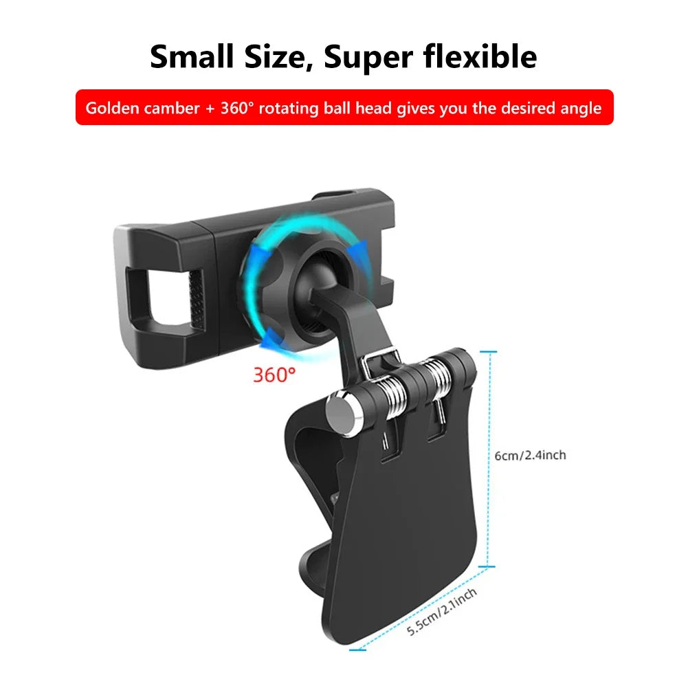 Universal 360° Rotatable Baby Stroller & Bicycle Phone Holder – Pram Cart Clamp Mount with GPS Support