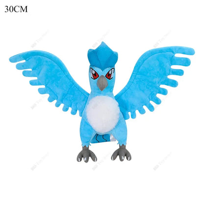 Anime Shiny Pokémon Plush Toys — Charizard, Mega Evolution X, Articuno & Lucario Stuffed Dolls Christmas Gift for Kids