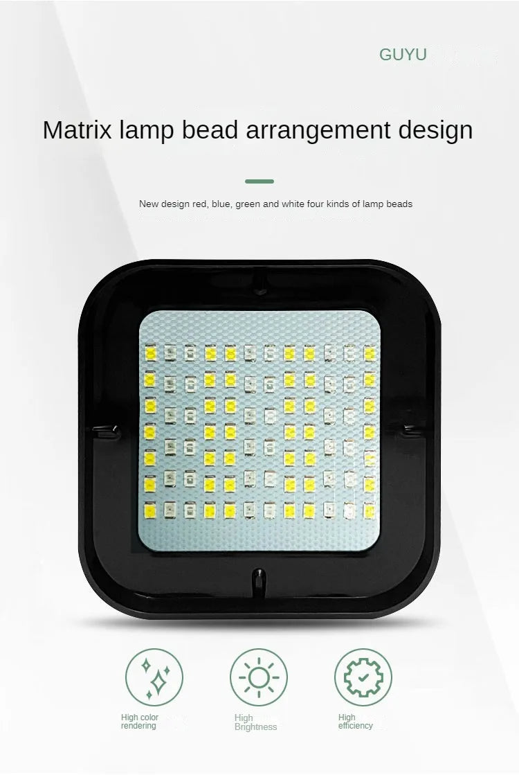 New Aquarium LED Water Grass Lamp - WRGB Full Spectrum 8500K, Explosive Algae Downlight for Fish Tanks, 25/35/65W