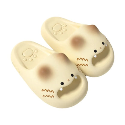 Women's Cat Paw Slippers - Waterproof Closed-Toe Soft Anti-Slip Home Shoes