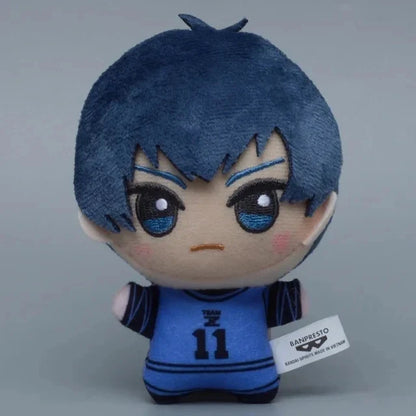 10cm Blue Lock Plush Keychain – Nagi, Seishiro, Chigiri, Hyoma, Gagamaru & Gin Soft Bag Pendant Toy Gift
