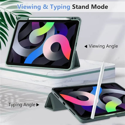 iPad Protective Case with Pencil Holder - Magnetic Cover for iPad Pro 11 12.9 13 Inch and iPad Air 10.9 11 Inch Models