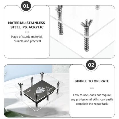 Curvature Corrector Flat Card Holder – Pressing & Storage Tool for Repairing and Flattening Accessories