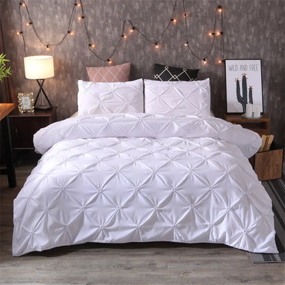 Queen 3-Piece Comfort Set – Gray Bed in a Bag Bedding Set with Duvet Cover & Pillowcases (No Comforter)