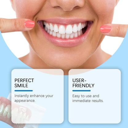 False Teeth Beauty Kit – Smile Veneers, Fake Tooth Denture for Whitening, Oral Care & Cosmetic Braces