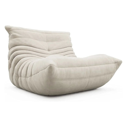 Caterpillar Single Sofa Chair – Cozy Tatami Lounge Chair for Living Room, Bedroom, Balcony, Reading, and Leisure