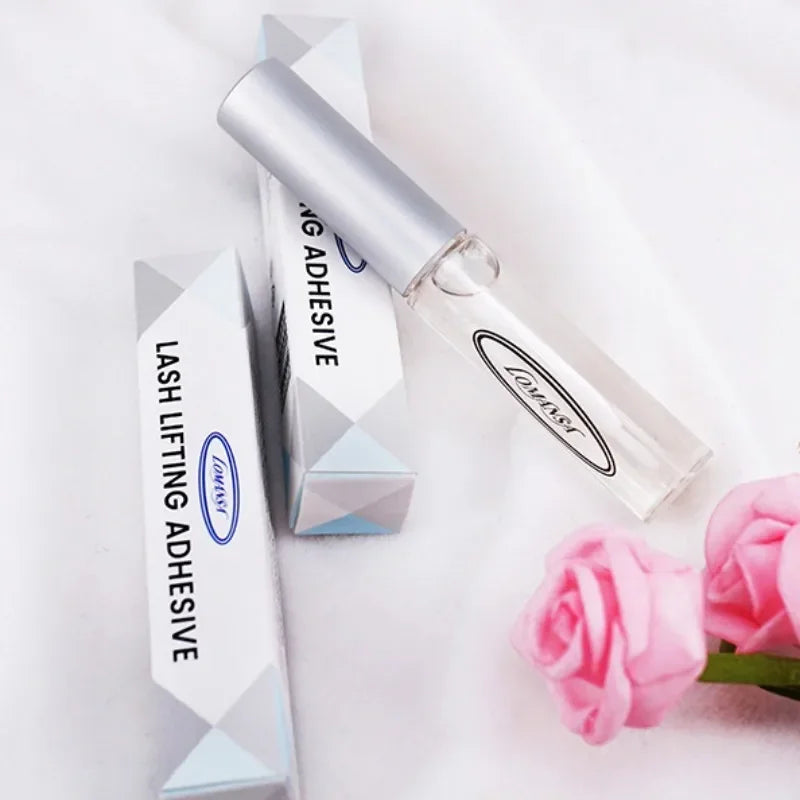 Eyelash Glue for Curling Thick Lashes - Transparent Liquid Adhesive for Lash Perms
