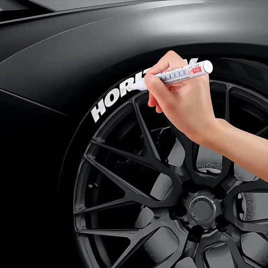 Waterproof Car Paint Pen - Oily Marker for Wheel Tires, Metal and CD | Permanent Auto Rubber Tread Paint