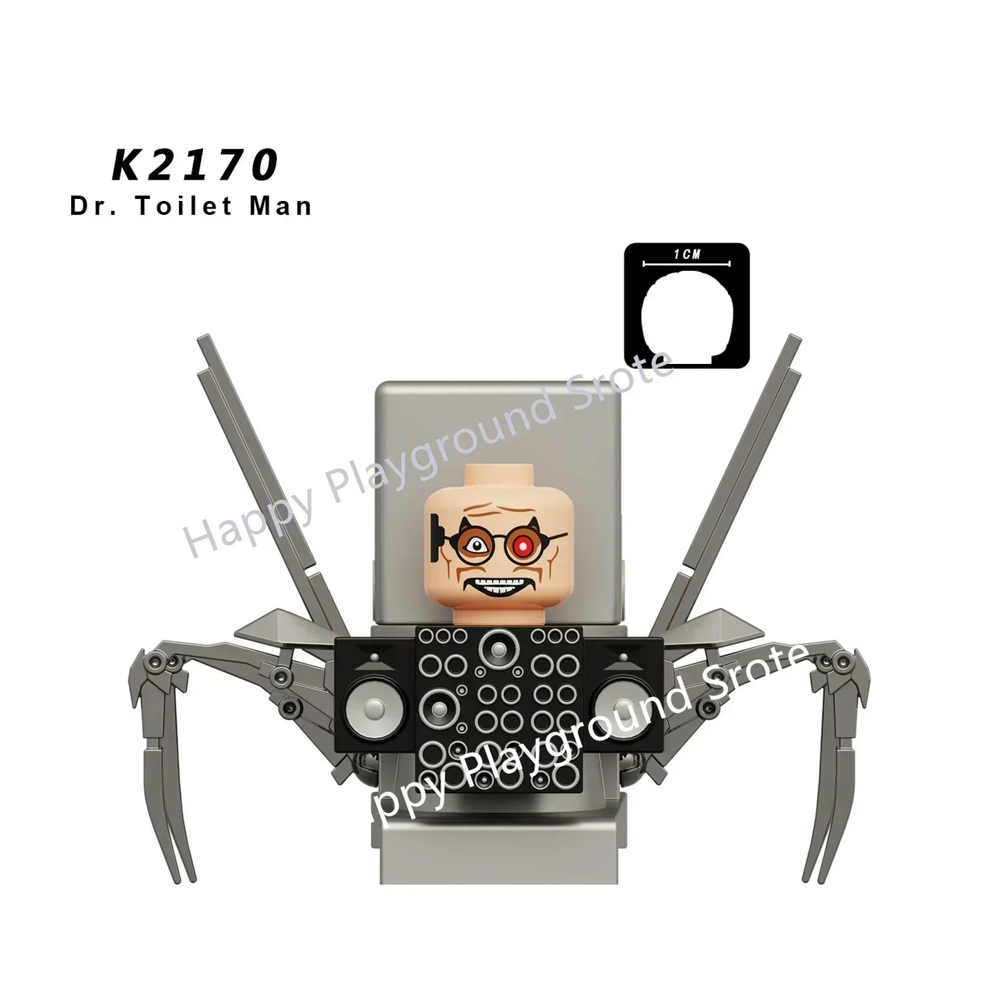 KDL Skibidi Toilet Man Anime Block Figures – TVMan, Titan, Cameraman & Speakerman Model Toy Gift for Kids