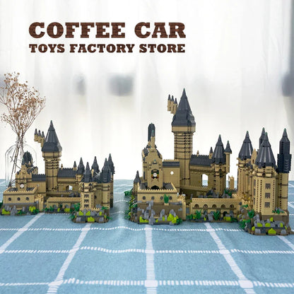 Creative Magic School Diamond Bricks Set — Medieval Castle MOC Building Blocks DIY Toy for Kids & Adults, Perfect Christmas Gift