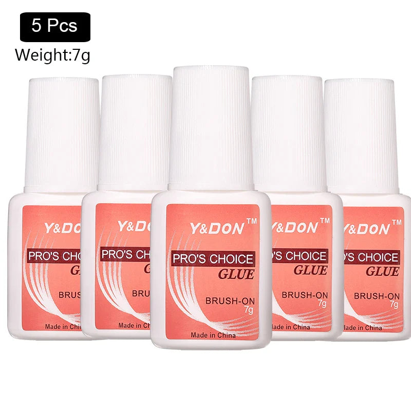 10g Fast Drying Nail Glue - Adhesive for False Nails, Glitter, Acrylic, Rhinestone Decoration, and Nail Extensions