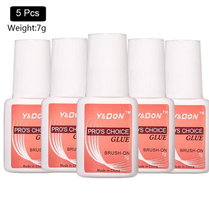 10g Fast Drying Nail Glue - Adhesive for False Nails, Glitter, Acrylic, Rhinestone Decoration, and Nail Extensions