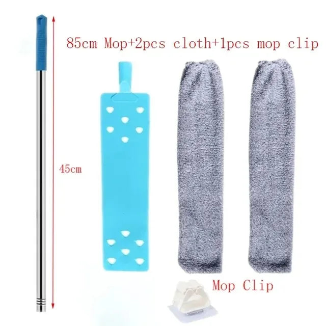 3 Size Long Handle Mops – Floor, Ceiling & Bed Dust Cleaner, Sofa Dust Removal Brush for Household Cleaning
