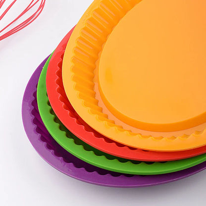 26cm Silicone Cake & Pizza Baking Tray – High-Temperature Mold for Bread, Pie, Toast & Pastry Kitchen Use