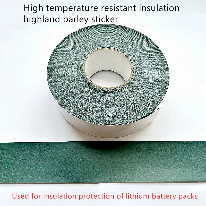 5M Roll 18650/21700 Battery Insulation Sticker – Highland Barley Paper with Adhesive Backing