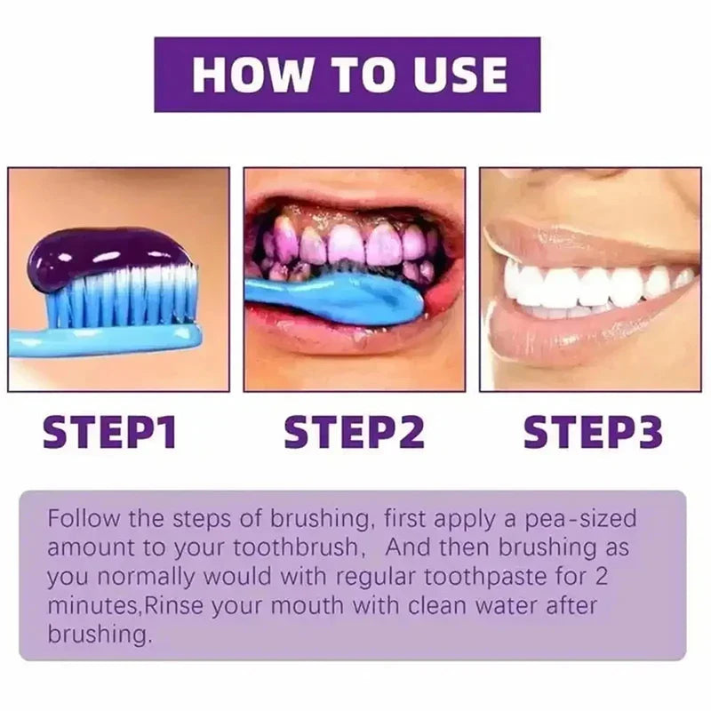 V34 Teeth Whitening Toothpaste – 5D Whitening Stick for Oral Hygiene, Cleaning & Fresh Breath Care