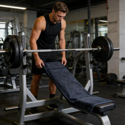 Premium Microfiber Travel Gym Towel – Super Absorbent Quick-Dry Fitness Towel for Yoga, Gym, Tennis & Multi-Purpose Mat & Bench Cover