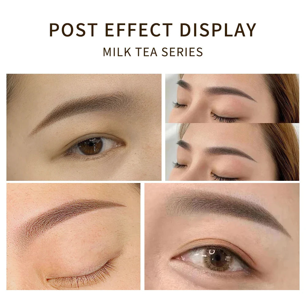 3ml Milk Tea Pigment Ink – Semi-Permanent Makeup Colors for Eyebrow, Eyeliner & Lip Microblading