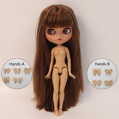 ICY DBS Blythe 1/6 BJD Doll - 30cm Jointed Body Tan Skin Anime Girl Toy