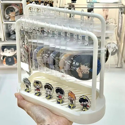 Multi-Functional Display Stand - Jewelry, Badge & Collectible Organizer Rack