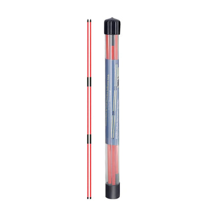 Golf Swing Training Alignment Sticks – 2 Sets 48” Collapsible Practice Rods in 5 Colors