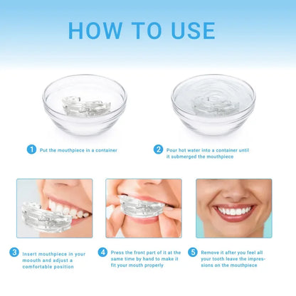 Anti-Snoring Mouth Guard: Stop Snoring, Improve Sleep, and Prevent Teeth Grinding - Effective Bruxism and Apnea Solution