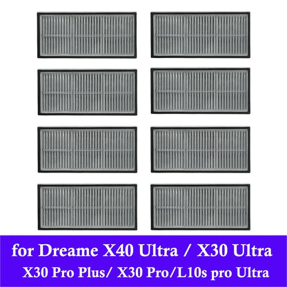 HEPA Filters for Dreame Robot Vacuum - Replacement Filter Accessories for L10s Pro Ultra, X30 Ultra & X40 Series