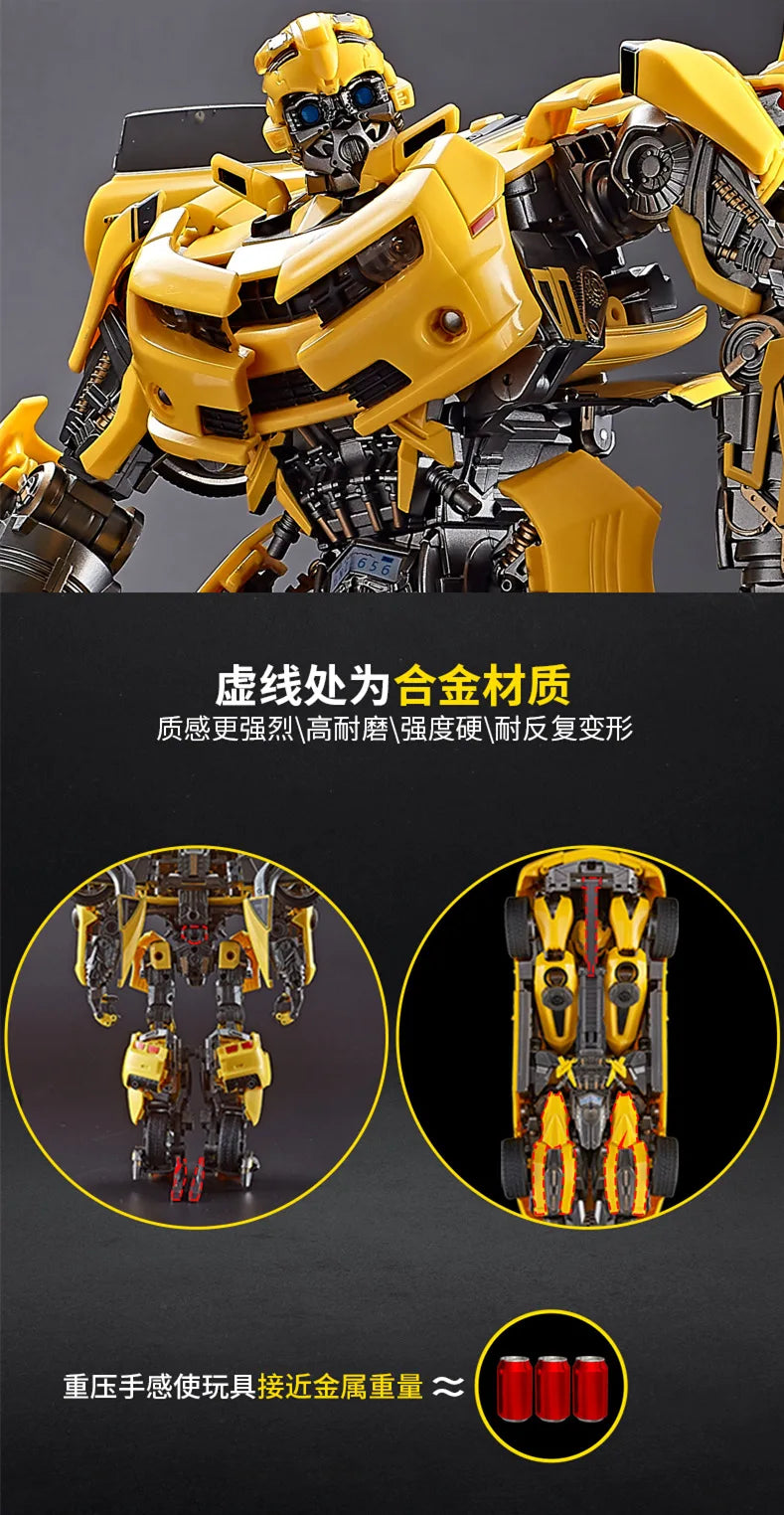 Autobots Transformation Toy – 28cm Alloy Warhammer Bumblebee Action Figure, Boy’s Birthday Gift