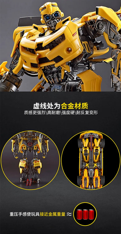 Autobots Transformation Toy – 28cm Alloy Warhammer Bumblebee Action Figure, Boy’s Birthday Gift
