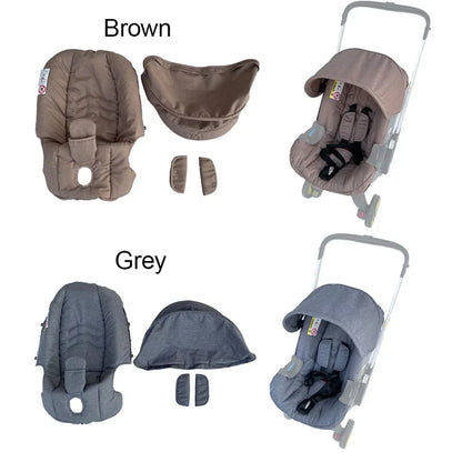 COLU KID® Stroller Accessories — Seat Cushion, Change Kit & Sunshade for Doona FooFoo Car Seat Strollers