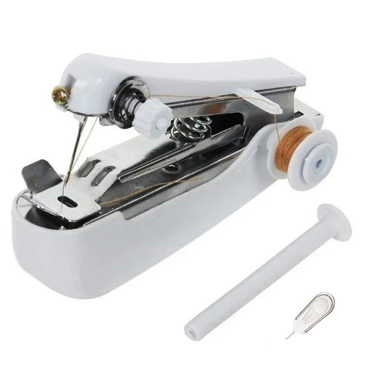 Portable Mini Manual Sewing Machine – Travel Sewing Kit & Handy Needlework Tool for Fabric & Clothes
