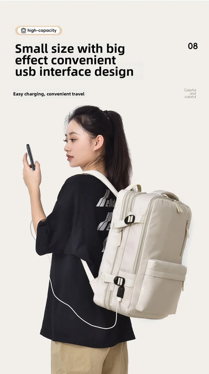 40x30x20 Cabin Backpack — Hand Luggage Laptop Bag for Airplane Travel, School, Men & Women