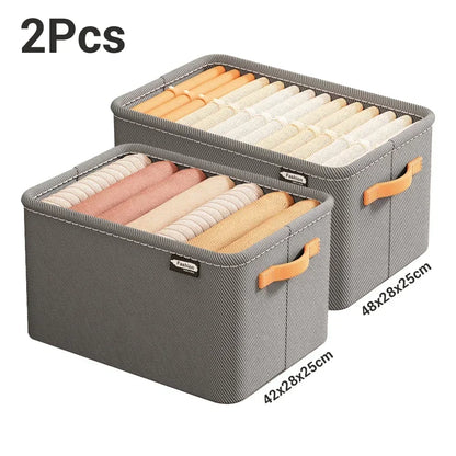 Thick Clothes Organizer Storage Box — Drawer Cabinet for Pants, Sweaters, Jeans, and Wardrobe Clothes