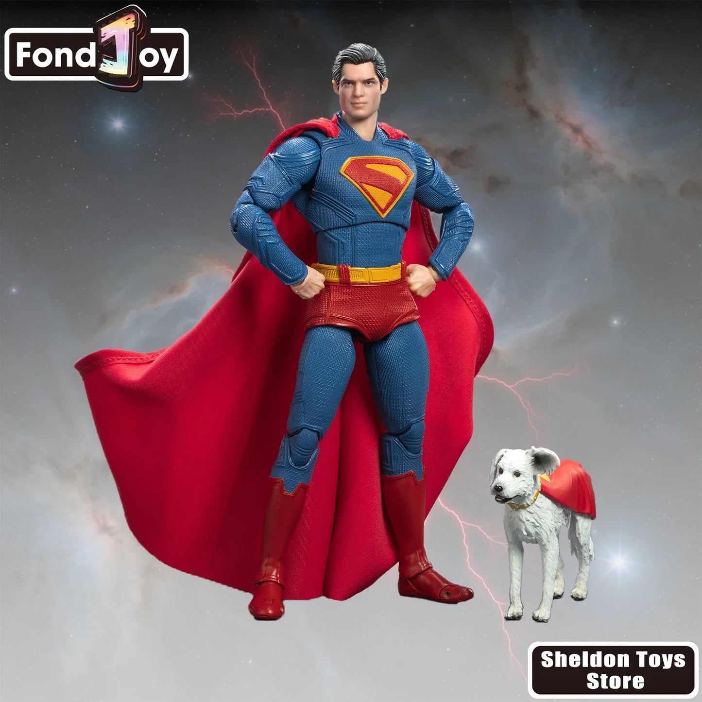 Fondjoy Superman 2025 Action Figure – DC Hero Clark Kent Movable Collectible Model Toy Gift
