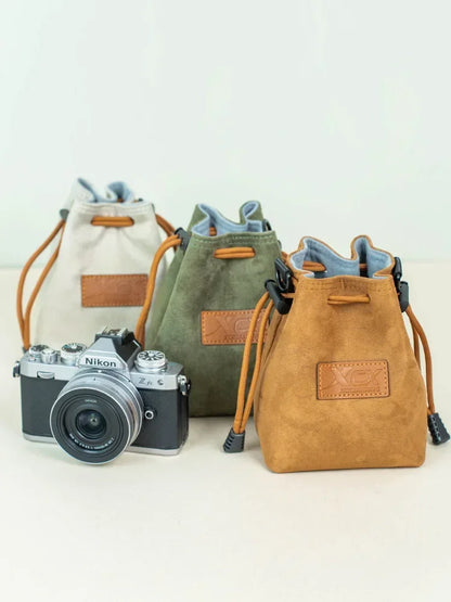 Instax Mini 12 EVO Camera Bag – Waterproof Single Shoulder Travel Bag for Canon, Nikon, Sony, Pentax & iPhone 15 AirPods Pro