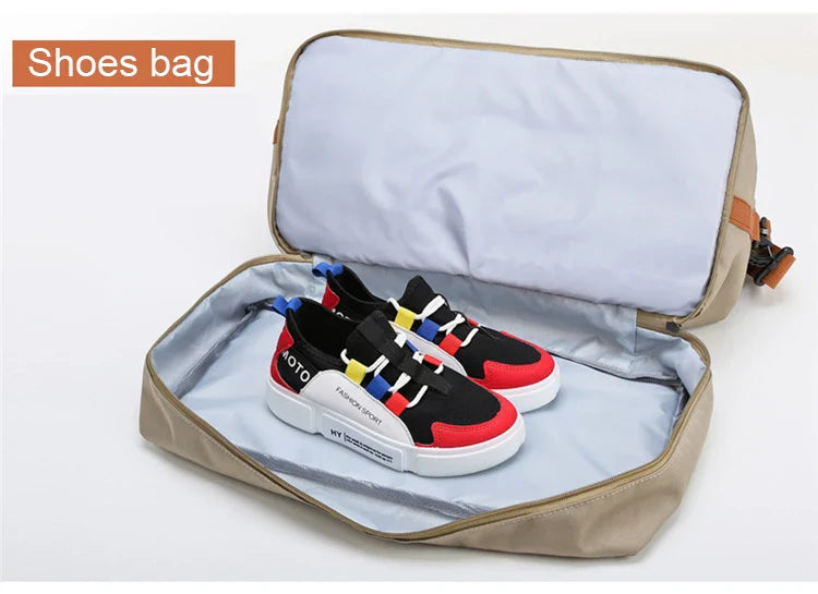 Travel Gym Bag – Short-Distance Luggage & Portable Fitness Duffel, Shoulder, Crossbody, and Weekender Carry-On Bag