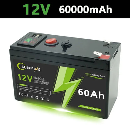 LiFePO4 12V 150Ah Rechargeable Lithium Battery – Built-in BMS, Ideal for Ride-On Toys, Solar Panels, Fish Finders & Power Wheels
