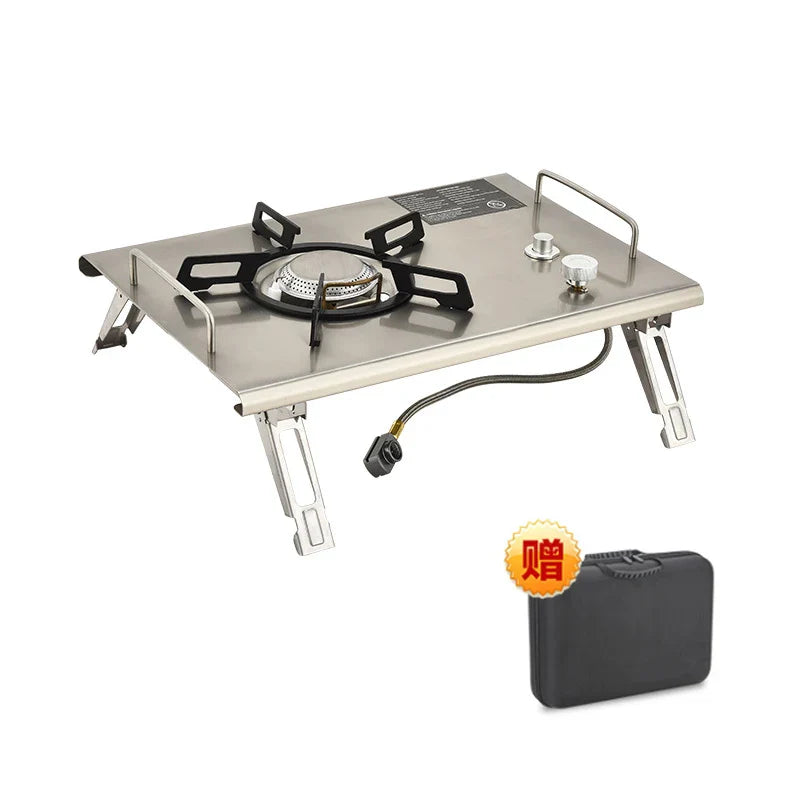 Lohascamping Folding IGT Table – Lightweight Adjustable Backpack Table for BBQ, Burner & Multifunctional Use