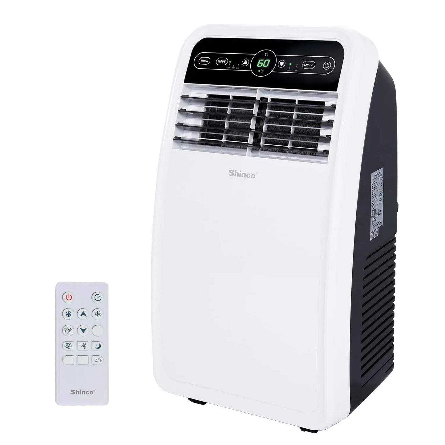 Shinco 8,000 BTU Portable Air Conditioner | AC with Cool, Dehumidifier & Fan for Rooms up to 200 sq.ft