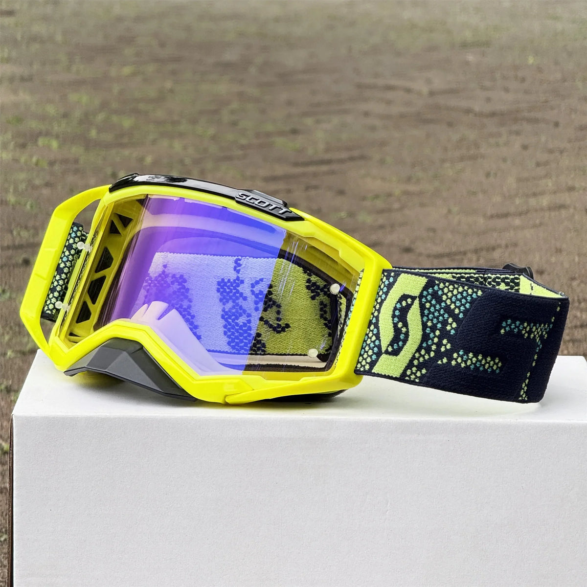 Motorcycle Riding Goggles UV400 – Dirt Bike & Cycling Glasses for Men, MTB & MX Off-Road Protection Eyewear Accessories