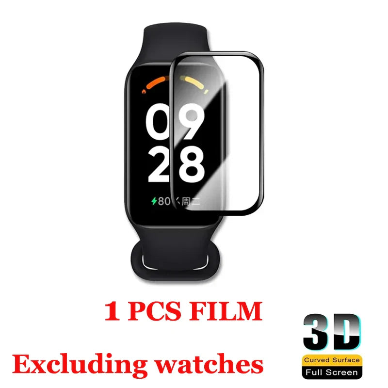 Replacement Silicone Strap for Redmi Smart Band 2 — Compatible with Xiaomi Smart Band 8, Adjustable Fitness Wristband